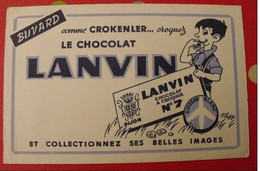 Buvard Chocolat Lanvin. Album Images. Crokenler. Vers 1950 - Chocolat