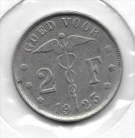 2 Francs Nickel 1923   FL  Superbe+++ - 2 Frank