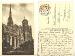 AK Wien Stephansdom Echt Gel. 27. 3. 1929 S/w (324-AK571) - Kirchen