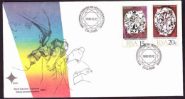 South Africa RSA - 1980 - World Diamond Congress Diamonds - Complete Set On FDC - Lettres & Documents