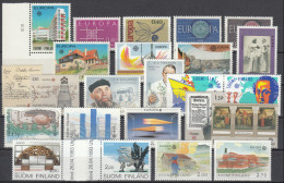 Finland EUROPA CEPT 13 Complete Sets, One Part Set 1960-1993 MNH - Verzamelingen