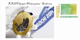 Spain 2014 - XXII Olimpics Winter Games Sochi 2014 Special Prepaid Cover - Winter 2014: Sotschi