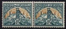 South Africa - 1941 1½d Gold Mine Pair (**) # SG 87 - Ongebruikt