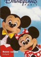 PASS--DISNEY-DISNEYLAND PARIS-1997-PERSONNAGES ENFANT-V° SerieN°089733-NEUF-TBE - Pasaportes Disney