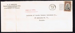 1939  2 Cent Royal Visit  Sc 247  Private Cover - ....-1951