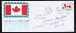 1965  New Canadian Flag  Sc 439     Schering Cachet - 1961-1970