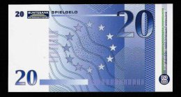 Spielgeld "BUNTEBANK" Typ A, 20 EURO, Training, Education, Play Money, EURO Size, RRR, UNC, Billet Scolaire - Sonstige & Ohne Zuordnung