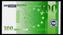 Spielgeld "BUNTEBANK" Typ A, 100 EURO, Training, Education, Play Money, EURO Size, RRR, UNC, Billet Scolaire - Altri & Non Classificati