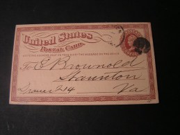 == US Karte Boston 1874 - ...-1900