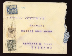 L108  -    ESPAGNE  :  LETTRE CENSURÉE DU 25/04/42 - Republicans Censor Marks