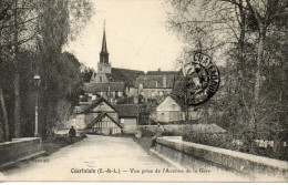 Courtalain - Vue Prise De L'avenue De La Gare - Courtalain