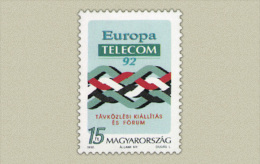 HUNGARY 1992 EVENTS European Forum TELECOM - Fine Set MNH - Nuevos