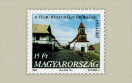 HUNGARY 1992 ARCHITECTURE Unesco. World Cultural Heritage HOLLOKO - Fine Set MNH - Nuevos