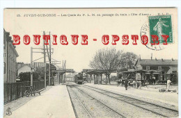 91 - JUVISY - RARE à CE PRIX < EDITION ELD 15 < QUAIS Du P.L.M. < PASSAGE Du TRAIN " COTE D´AZUR " à La GARE - BAHNHOF - Juvisy-sur-Orge