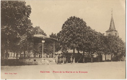 Raismes Place De La Mairie Et Le Kiosque Edit Lion   Voyagé 1929 - Raismes
