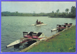 Carte Postale 62. Brimeux  Pédalos Sur Le Lac Des Cygnes Trés Beau Plan - Ardres