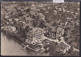 Hilterfingen - Fliegeraufnahme Hotel Bellevue - Seehof Ca 1946  ; Format 10 / 15 (13´541) - Seehof