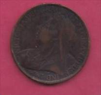 UK, 1898, 1 Penny, Victoria, KM 790, C2799 - D. 1 Penny