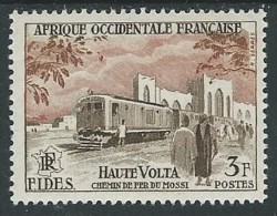 1956 AFRICA OCCIDENTALE FRANCESE UPPER VOLTA 3 F MH * - G31 - Unused Stamps
