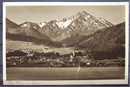 Alte Karte "BAD WIESSEE Mit Kampen"   1934 - Miesbach