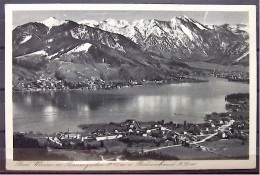 Alte Karte "BAD WIESSEE Mit Baumgarten Bodenschneid   1938 - Miesbach