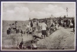 Alte Karte "Nordseebad CUXHAFEN - Strandleben Bei Der Kugelbake"  1933 - Cuxhaven