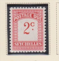 Seychelles, 1964, Postage Due, D9, Mint Hinged (Wmk W 12) - Seychellen (...-1976)