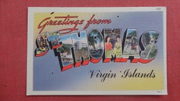 > Virgin Islands, St Thomas Greeting 6 Holes Ref 1960 - Virgin Islands, US