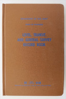 "Level, Transit And General Survey Record Book" Department Of The Army, From Nov. 1975 - 1950-Now