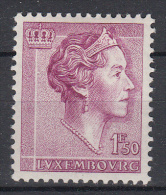 LUXEMBURG - Michel - 1960 - Nr 626 - MH* - 1960 Charlotte, Diadem