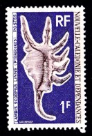 New Caledonia 1968 Sea Shells 1f MNH  SG 444 - Ungebraucht