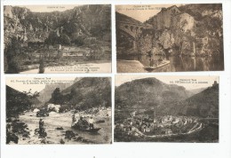 Cp , 48 , GORGES DU TARN ,  , 2 Scans , LOT DE 4 CARTES POSTALES - Other & Unclassified