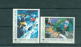 Nations Unies Vienne 1988 - Y & T N.85/86 - La Santé Par Le Sport - Ungebraucht