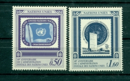 Nations Unies Géneve 1991 - Michel N. 206/07 - "Administration Postale Des Nations Unies" - Neufs