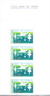 France 2690 B Neuf** - Vélo Sans Cadre Dans Bloc De 4 - Unused Stamps