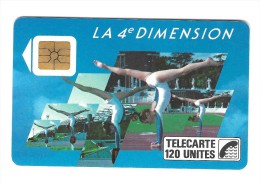 Télécarte  F 37, 4 è  DIMENSIONS  FEMMES,120 U, Côte  20 €, 200 000  Ex - 1988