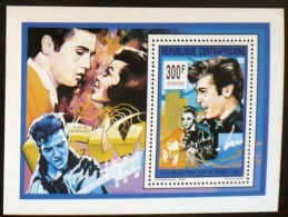 CENTRAFRIQUE ELVIS PRESLEY, Musique, Bloc De Luxe (émis En 1993) Neuf Sans Charniere MNH (4) - Elvis Presley