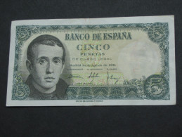 ESPAGNE  5 Cinco Pesetas  - 1951  Banco De Espana **** EN ACHAT IMMEDIAT **** - 5 Pesetas