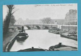 CPA 51 BERGES DE LA SEINE - Péniches Le Bras De La Monnaie PARIS - La Seine Et Ses Bords