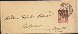 FR 1900 Cachet à Date Perpignan 22.03.1900 - Bande Pour Journal - Pour Mme Charles MENARD - Très Bon Etat - - Streifbänder