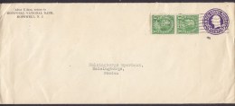 United States Uprated Postal Stationery Ganzsache Entier PRIVATE Print HOPEWELL NATIONAL BANK Hopewell 1935 Cover Lettre - 1921-40