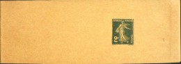 FR 1907/39 - Entier Postal NEUF 278-BJ1 - 2c Vert Foncé Date 317 - Bande Pour Journaux Neuve - Très Bon Etat - - Bandas Para Periodicos