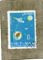 VIET-NAM Du Nord - Espace - Luna IX : Trajectoire - Fusée - Satellite -- URSS - - Vietnam