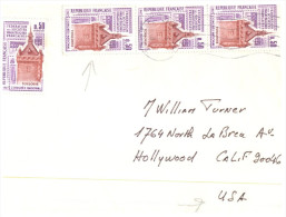 (PH 444) France To USA Cover - 1970's - Lettres & Documents