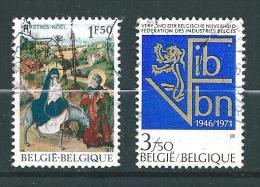 Belgique N°1608/09  Timbres Oblitérés De 1971 - Oblitérés