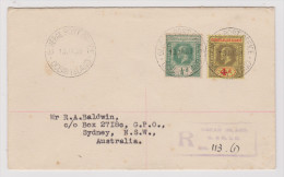 OZ.Kiribati Gilbert&Ellice Island 1939-01-13 Ocean Isalnd Banaba R-Brief > Sydney - Gilbert- En Ellice-eilanden (...-1979)