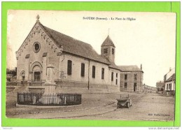 80 -- St - OUEN ---  La Place De L'Eglise ---  ( à Voir !!) ---  S 204 - Saint Ouen