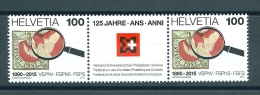 Timbres Suisse 2015 * 125 Ans  Fédérations Sociétés Philatéliques Suisses * Neuf - Nuevos