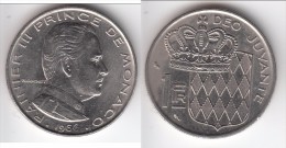 **** MONACO - 1 FRANC 1966 RAINIER III  **** EN ACHAT IMMEDIAT !!! - 1960-2001 Nouveaux Francs