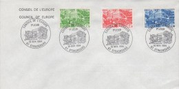 129  FDC Conseil De L'Europe 1984 Sur Enveloppe Officielle   TTB - Brieven & Documenten